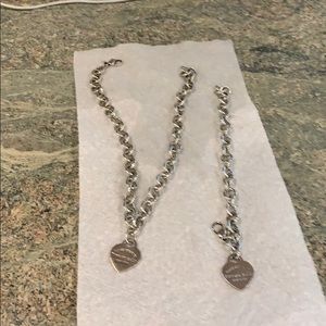 Tiffany necklace with matching bracelet